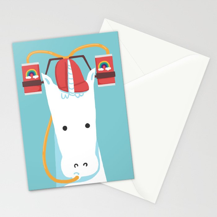 Rainbow Juice Stationery Card Gallery Image 2