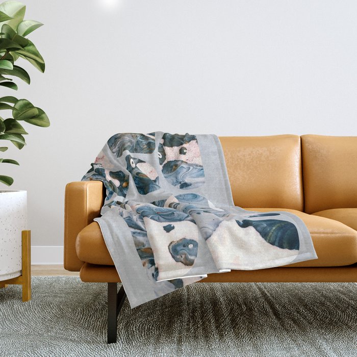 Stones Left Unturned Throw Blanket Gallery Image 1