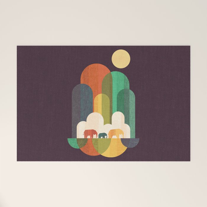 Elephant walk Welcome Mat Gallery Image 1