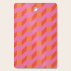 Retro geometry bright pattern no10 Cutting Board Gallery Image 1