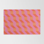 Retro geometry bright pattern no10 Rug Gallery Image 2