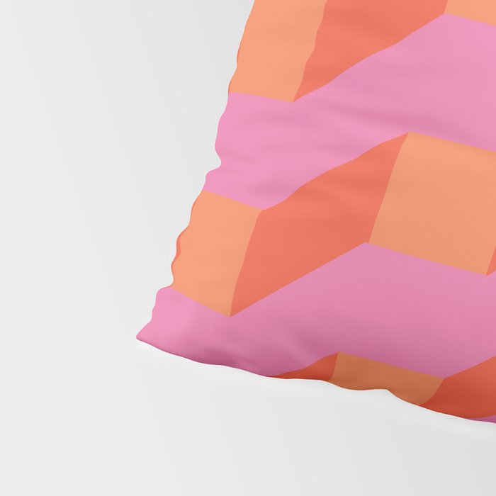 Retro geometry bright pattern no10 Pillow Sham Gallery Image 4