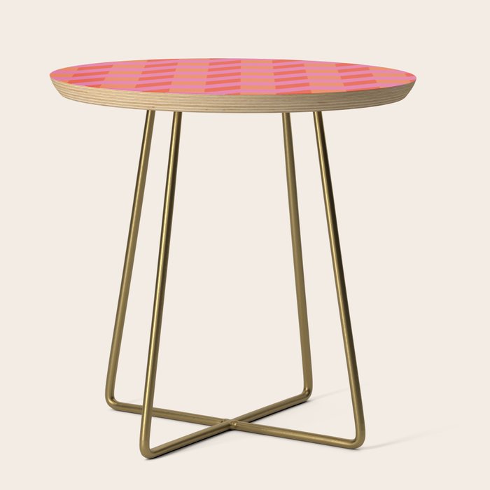Retro geometry bright pattern no10 Side Table Gallery Image 1