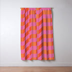 Retro geometry bright pattern no10 Window Curtain Gallery Image 3
