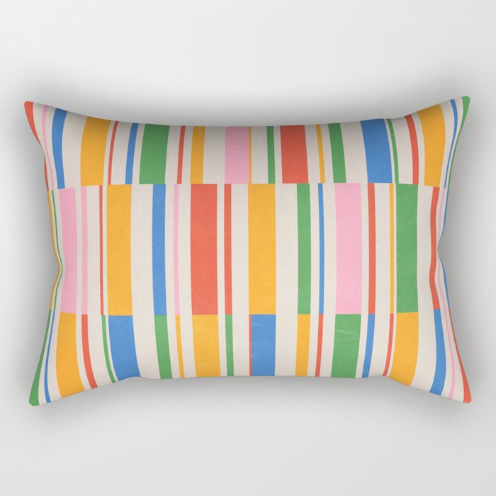 Stripes | PATTERN 01: The Retro Edition Rectangular Pillow Gallery Image 1