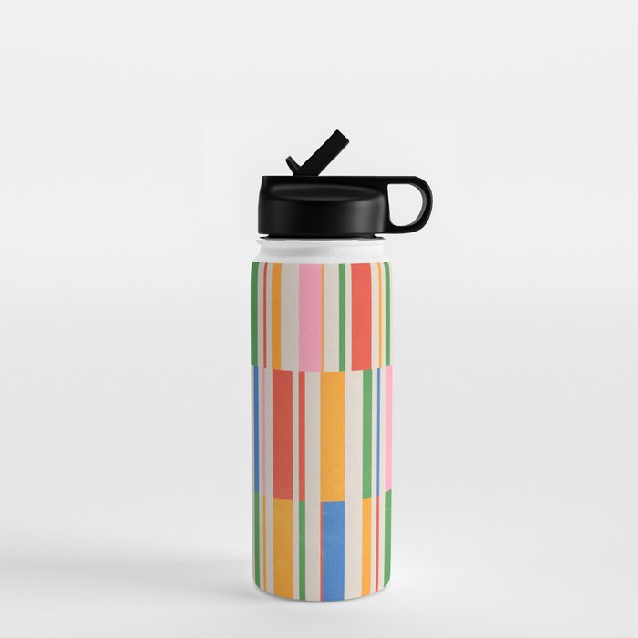 Stripes | PATTERN 01: The Retro Edition Water Bottle Gallery Image 1