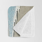 Blue Sea Backdrop Throw Blanket Gallery Image 3