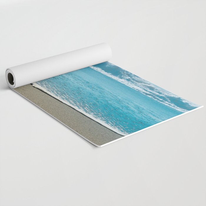 Blue Sea Backdrop Yoga Mat Gallery Image 2