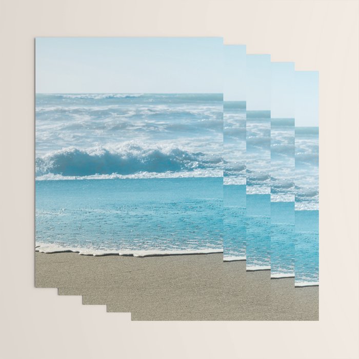 Blue Sea Backdrop Wrapping Paper Gallery Image 3