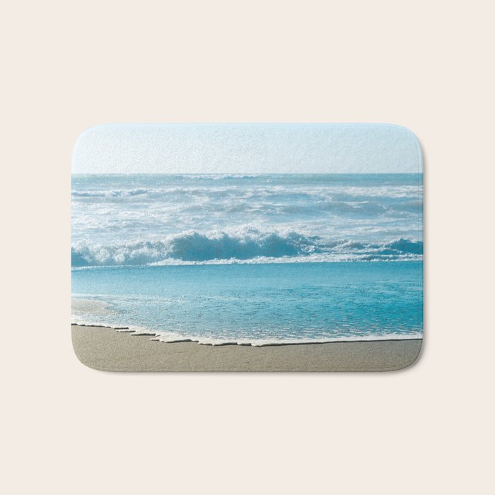 Blue Sea Backdrop Bath Mat Gallery Image 1
