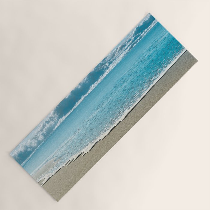 Blue Sea Backdrop Yoga Mat Gallery Image 1