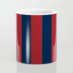 Navy Three Red Bars Coffee Mug Gallery Image 4