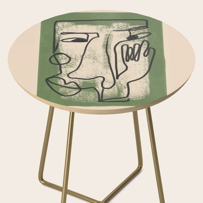 Minimal Face Impression 1 Side Table Gallery Image 2