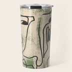 Minimal Face Impression 1 Travel Mug Gallery Image 1