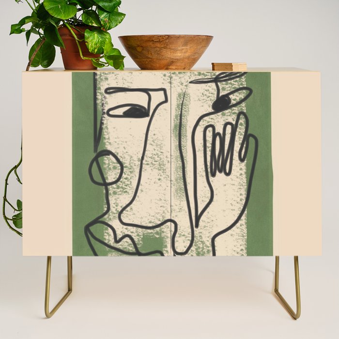 Minimal Face Impression 1 Credenza Gallery Image 1