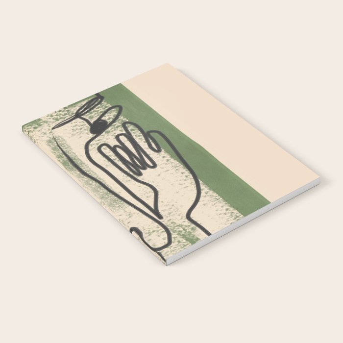 Minimal Face Impression 1 Notebook Gallery Image 2