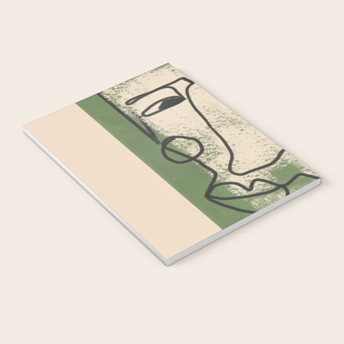 Minimal Face Impression 1 Notebook Gallery Image 3