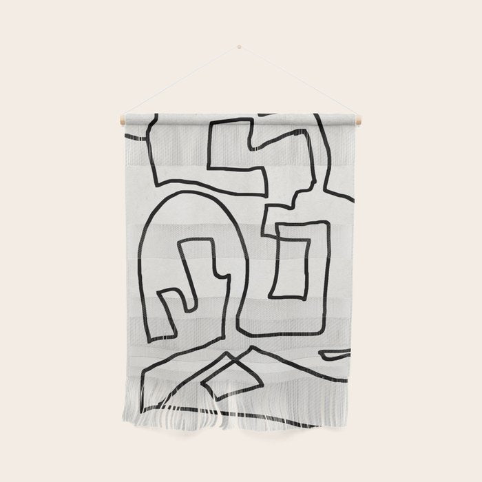 Abstract line art Wall Hanging Gallery Image 1