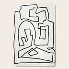 Abstract line art Cutting Board Gallery Image 1