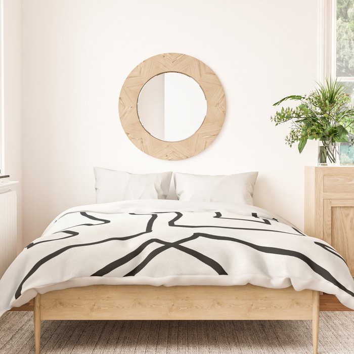 Abstract line art Duvet Cover Gallery Image 3