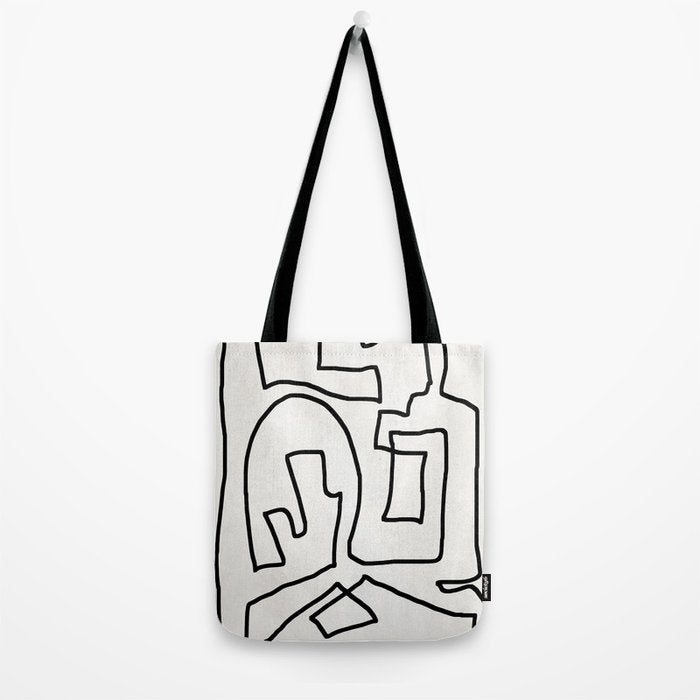 Abstract line art Tote Bag Gallery Image 2