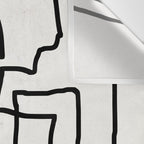Abstract line art Wall Tapestry Gallery Image 3