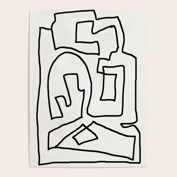 Abstract line art Poster Gallery Image 1