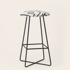 Abstract line art Stool Gallery Image 1