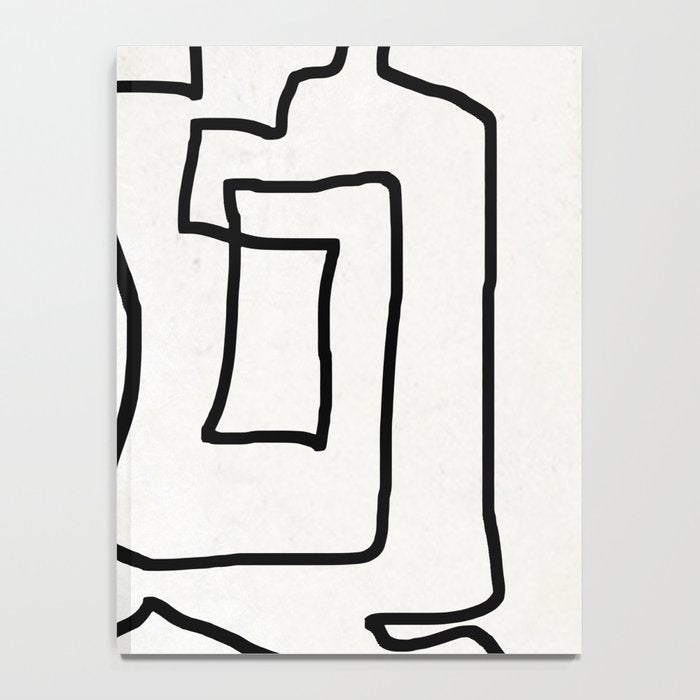 Abstract line art Notebook Gallery Image 4