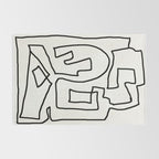 Abstract line art Rug Gallery Image 2