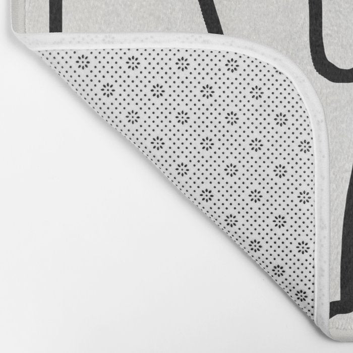 Abstract line art Bath Mat Gallery Image 2