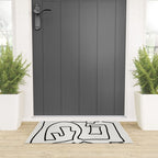 Abstract line art Welcome Mat Gallery Image 3