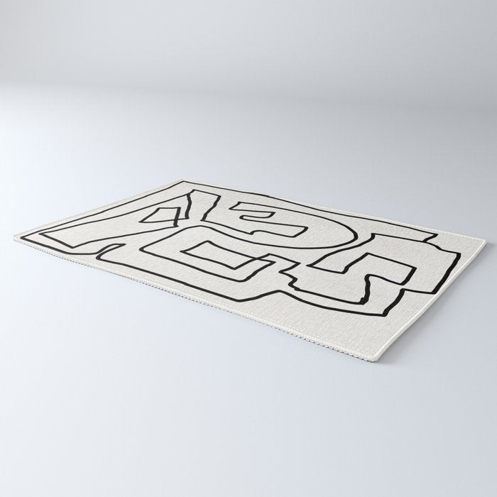 Abstract line art Rug Gallery Image 3