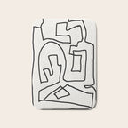 Abstract line art Bath Mat Gallery Image 1