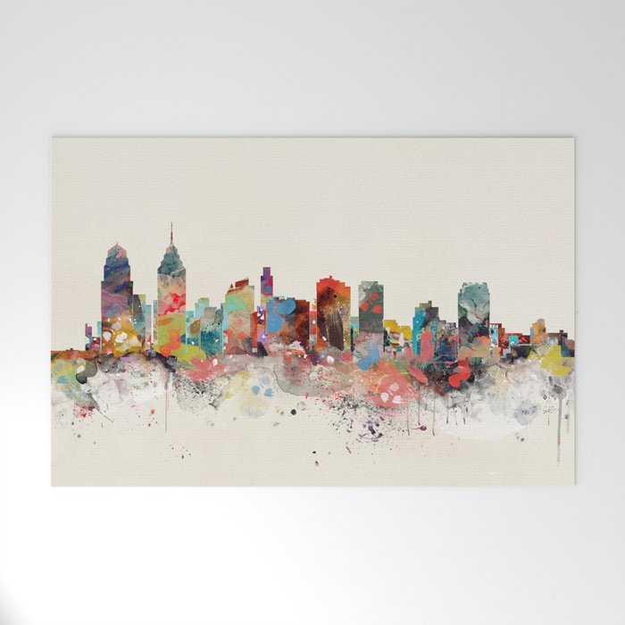 philadelphia skyline Welcome Mat Gallery Image 1