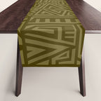 Polynesian Tribal Pattern Table Runner Gallery Image 1
