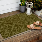 Polynesian Tribal Pattern Outdoor Rug Gallery Image 2