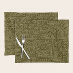 Polynesian Tribal Pattern Placemat Gallery Image 1