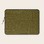 Polynesian Tribal Pattern Laptop Sleeve Gallery Image 1