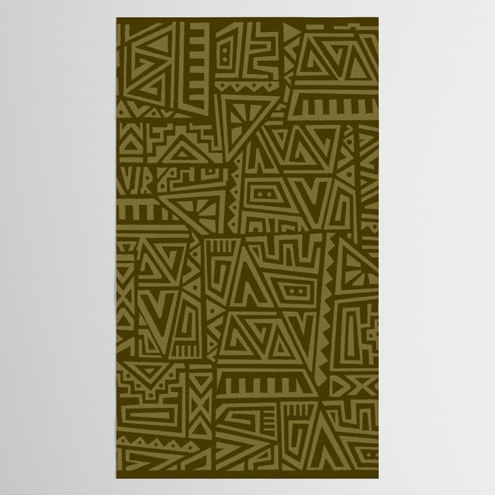 Polynesian Tribal Pattern Tablecloth Gallery Image 2