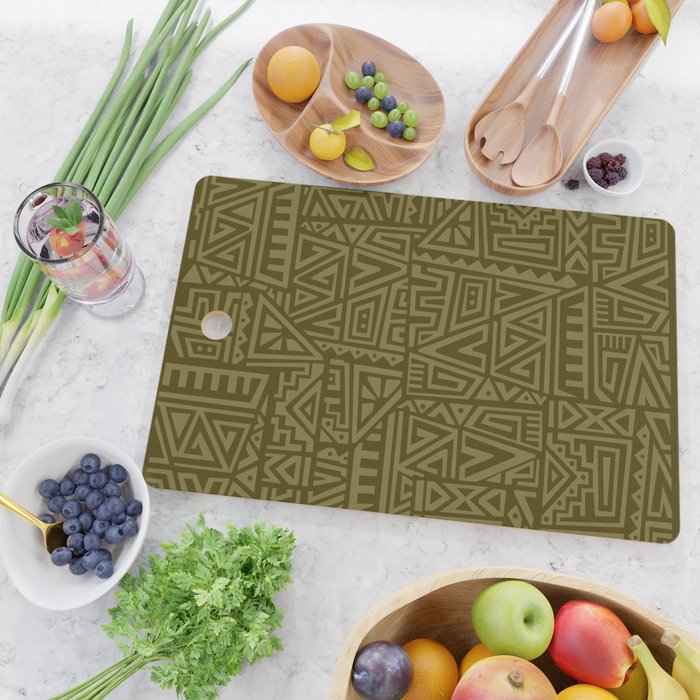 Polynesian Tribal Pattern Cutting Board Gallery Image 2