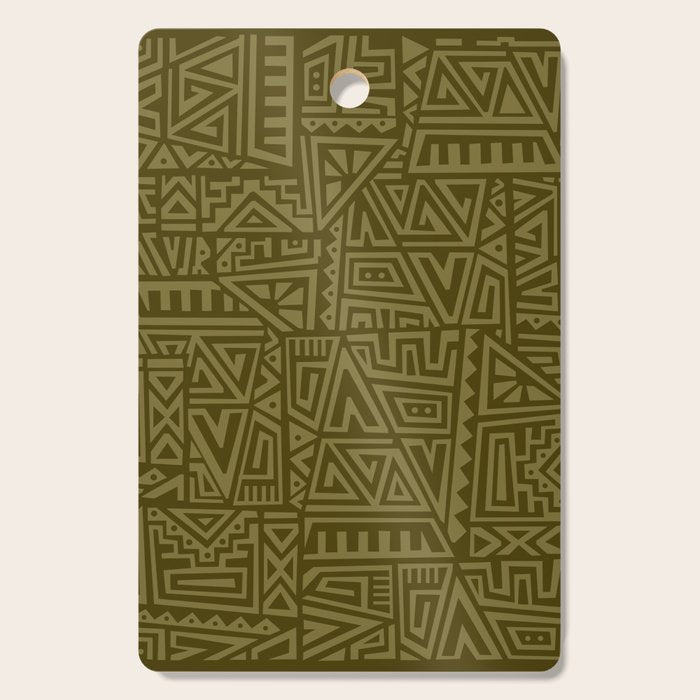 Polynesian Tribal Pattern Cutting Board Gallery Image 1