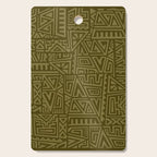Polynesian Tribal Pattern Cutting Board Gallery Image 1