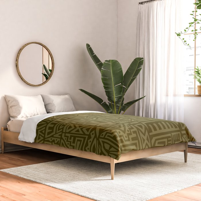 Polynesian Tribal Pattern Comforter Gallery Image 2