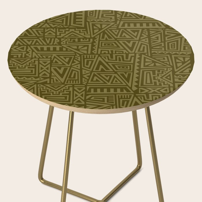 Polynesian Tribal Pattern Side Table Gallery Image 2