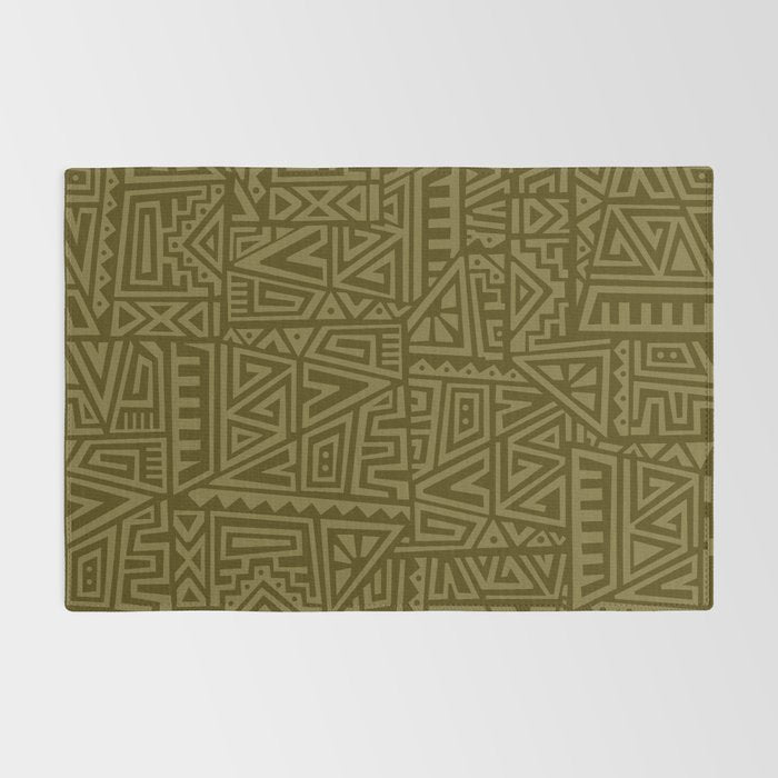 Polynesian Tribal Pattern Rug Gallery Image 2