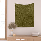 Polynesian Tribal Pattern Wall Tapestry Gallery Image 2