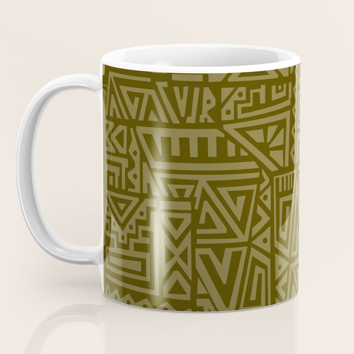 Polynesian Tribal Pattern Coffee Mug Gallery Image 3