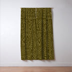 Polynesian Tribal Pattern Window Curtain Gallery Image 3