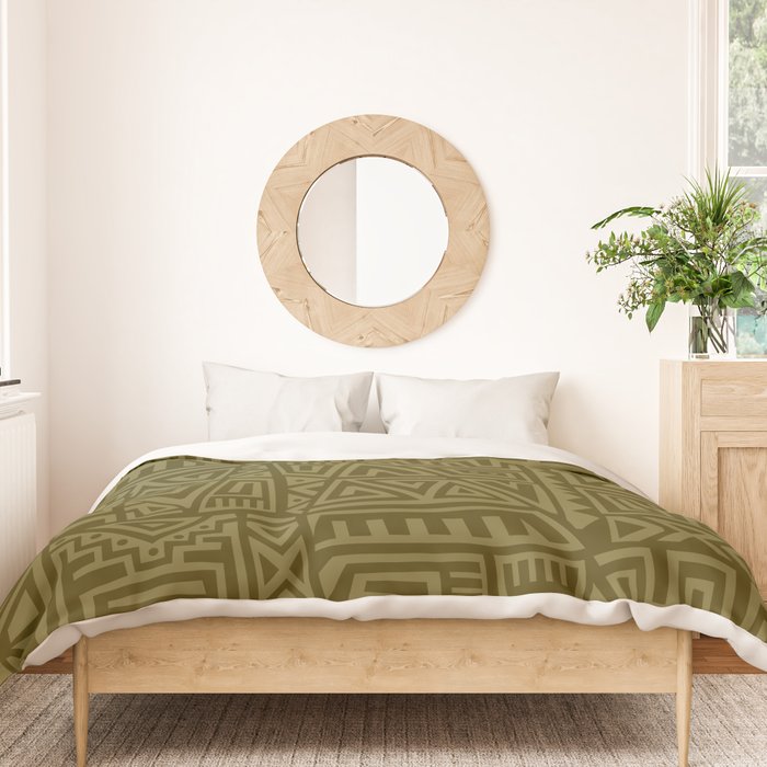Polynesian Tribal Pattern Duvet Cover Gallery Image 3